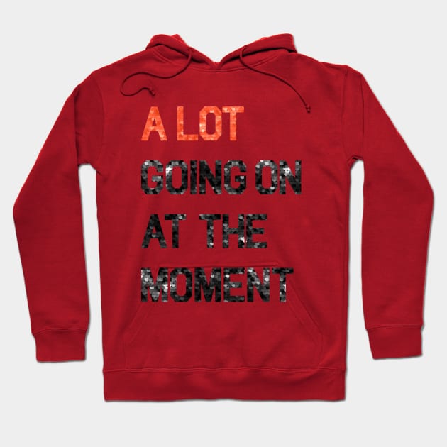 A LOT going on at the moment | 22 t-shirt sequins Hoodie by Abril Victal